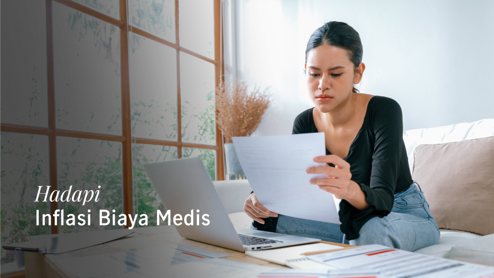 wanita memikirkan biaya medis