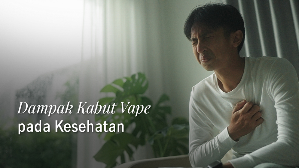 dada sesak akibat asap rokok