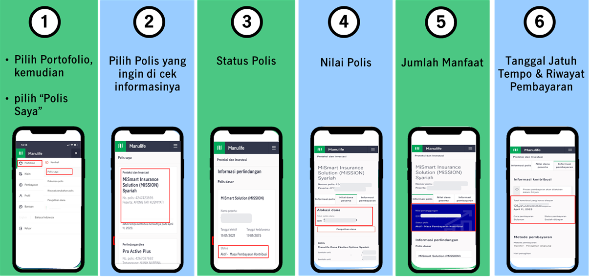 MiAccount Informasi Polis