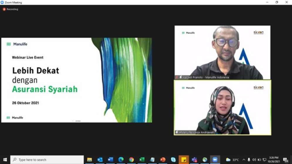 Webinar "Lebih Dekat dengan Asuransi Syariah"