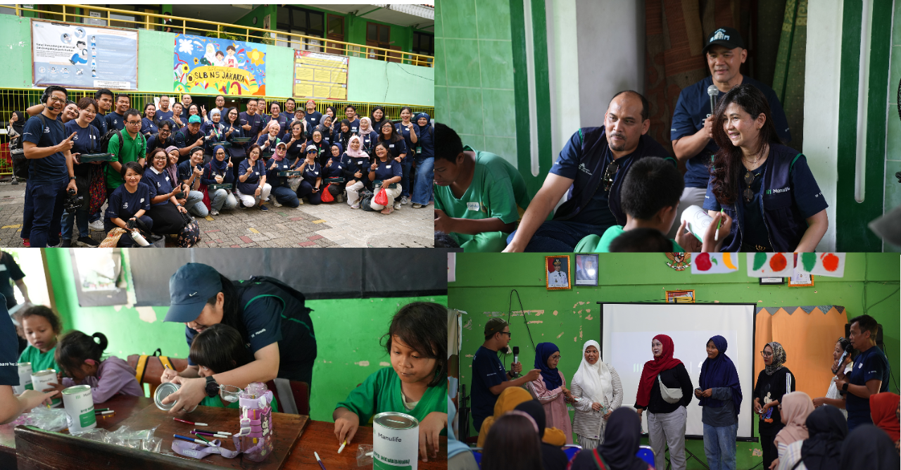 Manulife Indonesia Hadirkan Edukasi dan Kepedulian di Beberapa SLB Melalui Global Volunteer Day