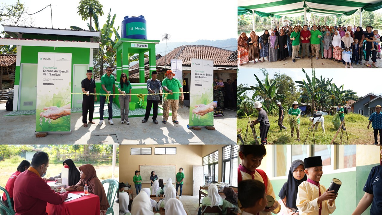 Memperingati 40 tahun Manulife Indonesia Resmikan Sarana Air Bersih