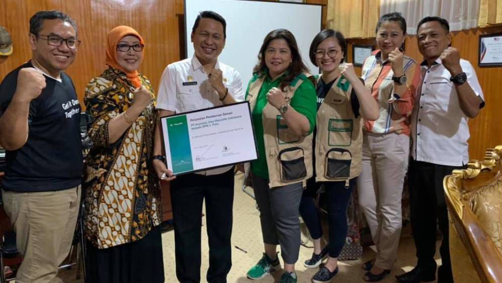 Kunjungan dan Donasi untuk Sekolah di Palu